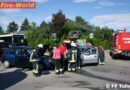 Nö: Lenker nach Unfall im Tullner Stadtgebiet im Fahrzeug eingeschlossen
