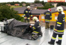 Oö: 3. Abdicht-Einsatz an neuem Reihenhaus in Weißkirchen