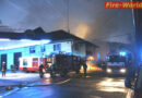 Oö: Brand in Allhaminger Brennstofflager -> Alarmstufe II