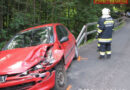 Stmk: Pkw bei Unfall in Deutschfeistritz beinahe in Bach gestürzt