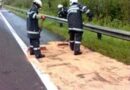 Stmk: Ölalarm nach Lkw Unfall auf der A9