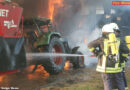 D: Großbrand in Haale, Milchkühe qualvoll verendet