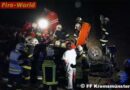 Oö: Verkehrsunfall auf der B122 mit zwei eingeklemmten Personen