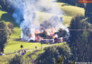 Stmk: Abschnittsalarm-> Großbrand in Rohrmoos