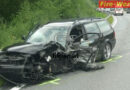 Stmk: Schwerer Verkehrsunfall auf der B320 in Steinach