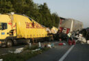 Oö: Eingeklemmter bei Lkw-Auffahr-Unfall auf der A8