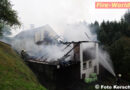 Oö: Brand eines Bauernhauses in Bad Kreuzen