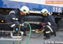 Oö: Lkw-Treibstofftank in St. Florian aufgeschlitzt