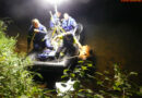 D: Anstrengender und zeitintensiver Einsatz bei Rinderbergung aus Fluss