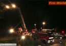 Nö: Unterabschnittsübung in Gießhübl – Brand im ehem. Restaurant „Maximilian“