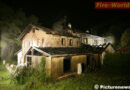 Oö: Brand eines Wohnhauses in Ried in der Riedmark