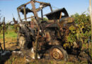 Nö: Vollbrand eines Traktors in Sitzenberg
