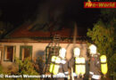 Nö: Brand eines Hauses in Vösendorf