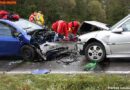 Nö: Frontalzusammenstoß auf der B22