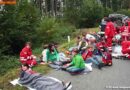 Nö: Großübung Busunfall mit 16 Feuerwehren