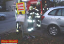 Nö: Brand eines Zeitungsständers in Maria Enzersdorf