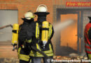 Deutschland: Großfeuer vernichtet Reetdachhaus in Buxtehude