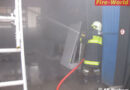 Oö: Brand in Eferdinger Maschinenbaufirma -> Alarmstufe II