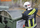 Nö: Müllcontainerbrand im Stadtgebiet von Fischamend