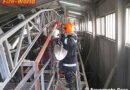 Stmk: Höhenretter der BF Graz retteten Arbeiter aus Silo