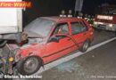 Nö: Pkw prallt frontal in das Heck eines Lkws
