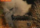 Oö: Leerstehendes Wohnhaus in Brand geraten