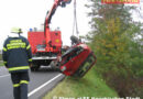 Nö: Auto-Überschlag am Rohrbacher Zubringer in Neunkirchen