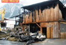 Tirol: Großfeuer am Bauernhof in Plangeross