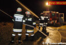 Nö: Brand im Schotterwerk: Gute Zusammenarbeit ist unerlässlich