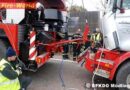 Nö: Auffahrunfall zwischen zwei Lkw auf der A21