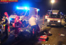 Oö: Unfall mit 2 Verletzten auf der B1 in Frankenmarkt