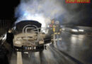 Nö: Fahrzeugbrand auf der A2 bei Grimmenstein