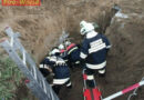Nö: Deichgräber in Künette in Kirchberg am Wechsel verschüttet