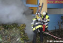 Bayern: BF München -> Brand in einem Müllraum & Kellerbar in Vollbrand