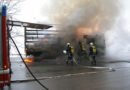 Tirol: Lkw auf der Seefelderstraße in Vollbrand