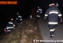 Nö: Pkw drohte nach Unfall abzustürzen