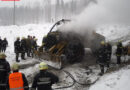 Oö: Holzschlepper in Brand geraten -> Ebensee