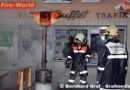 T: Heizpilz am Bahnhofsplatz in Flammen