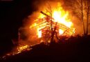 T: Vollbrand einer Gästehütte auf 1200m Seehöhe
