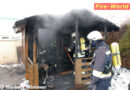 Nö: Vollbrand eines Geräteschuppens in Guntramsdorf