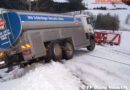 Oö: Milchtransporter drohte in Maria Neustift umzustürzen
