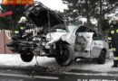 Nö: Pkw durchbrach bei Unfall eine Mauer