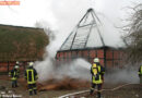 Deutschland: Großfeuer im Freilichtmuseum Molfsee