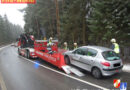 Bgld: Fahrzeugbergung auf der L235 in Pinkafeld