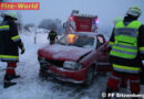 Nö: Pkw-Unfall auf Schneefahrbahn in Sitzenberg