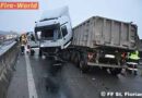 Oö: Lkw verunfallt auf der A1 bei Linz