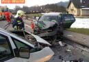 Nö: Vier Verletzte bei Unfall auf der B121