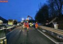 Sbg: Umfangreiche Bergungsarbeiten nach einem Lkw-Unfall auf der A10