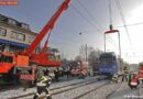 D: Defekte Straßenbahn eingegleist