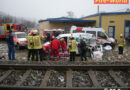 Stmk: Waggonbrand der ÖBB am Grazer Hauptbahnhof u. Verkehrsunfall